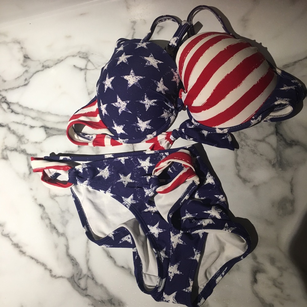 Two piece swim suit